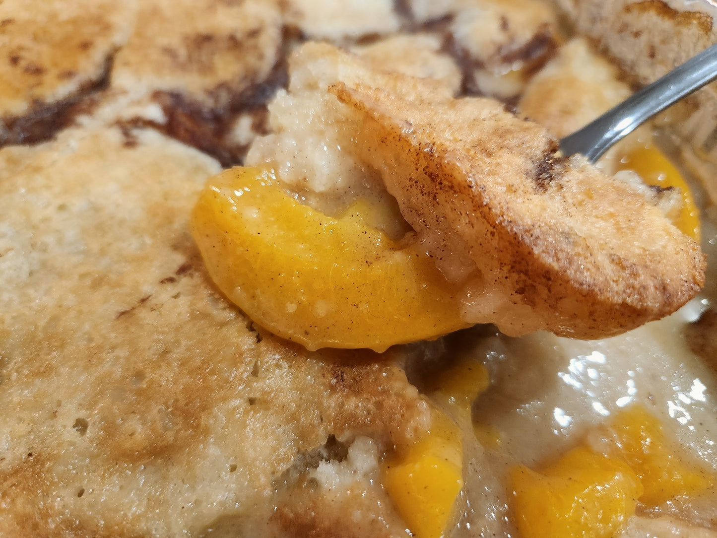 **New** Peach cobbler