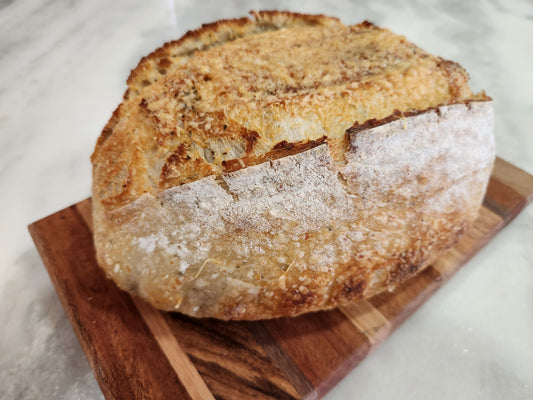 Parmesan Herb Sourdough Boule